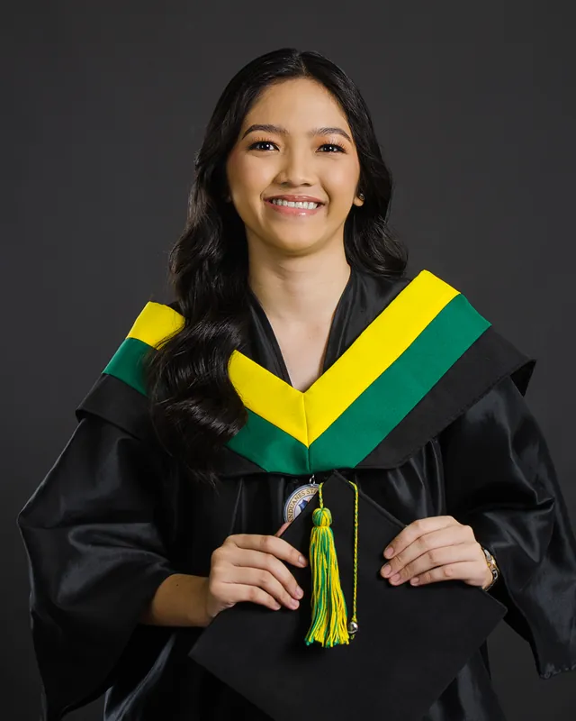 Angela Marie Molet, graduation portrait