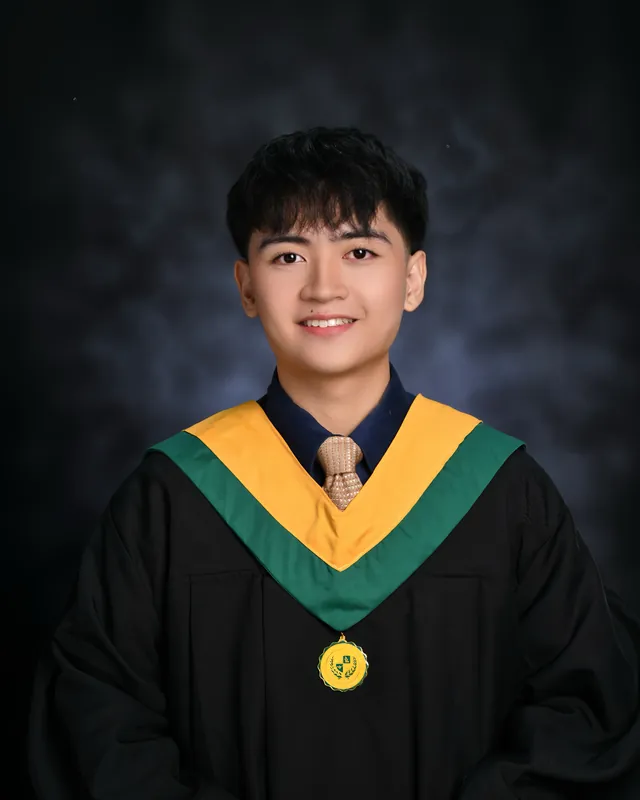 Lance Martin Santos, graduation portrait